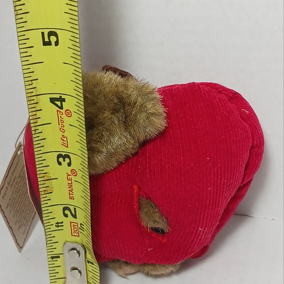 Boyds Bear QVC Calendar monthly Peeker Septembeary September Red Apple - Picture 6 of 6